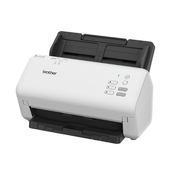 Brother ADS-4300N - Scanner documenti - CIS duale - Duplex - A4 - 600 dpi x 600 dpi - fino a 40 ppm (mono) / fino a 40 ppm (colore) - ADF (Alimentatore automatico documenti) (80 fogli) - fino a 6000 scansioni al giorno - USB 3.0, Gigabit LAN, USB 2.0 (Host)