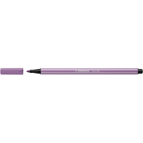 STABILO Pen 68 - Penna punta in fibra - gray violet - inchiostro base acqua - 1 mm - medio