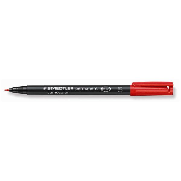 Pennarello Lumocolor Permanent 313 - punta 0,4 mm - rosso - Staedtler