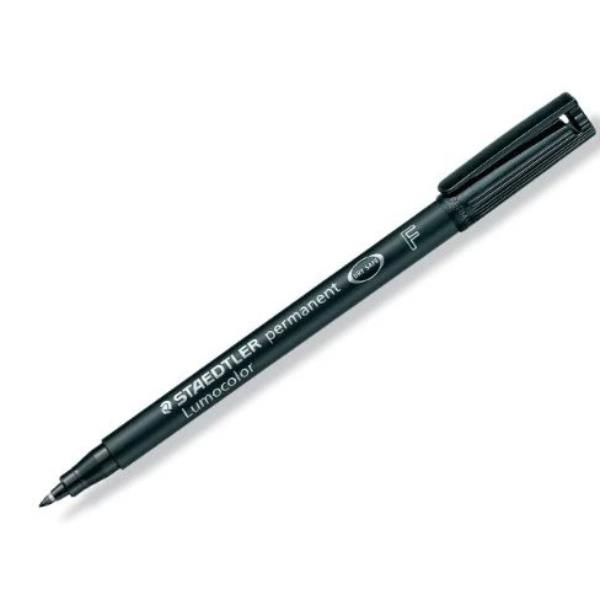 Pennarello Lumocolor Permanent 318 - punta 0,6 mm - nero - Staedtler