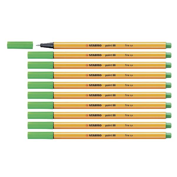 Fineliner Point 88 - tratto 0,4 mm - verde 36 - Stabilo