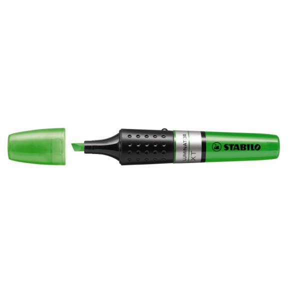 Evidenziatore Stabilo Luminator - punta a scalpello - tratto 2 - 5 mm - verde - Stabilo