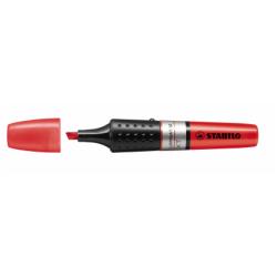 Evidenziatore Stabilo Luminator - punta a scalpello - tratto 2 -5 mm - rosso - Stabilo