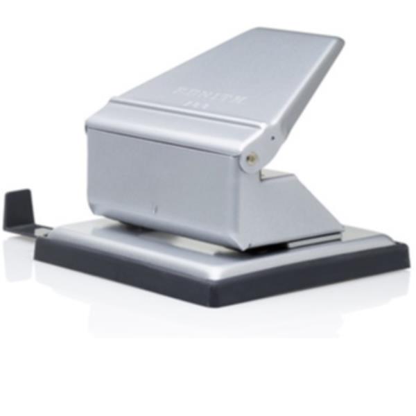 Perforatore 788 - con guida in ABS - max 15 fogli - 2 fori - passo 8 cm - alluminio - Zenith