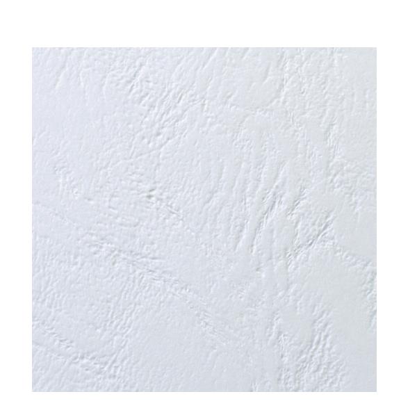 Copertine Leathergrain - A4 - 250 gr - bianco goffrato - GBC - scatola 100 pezzi
