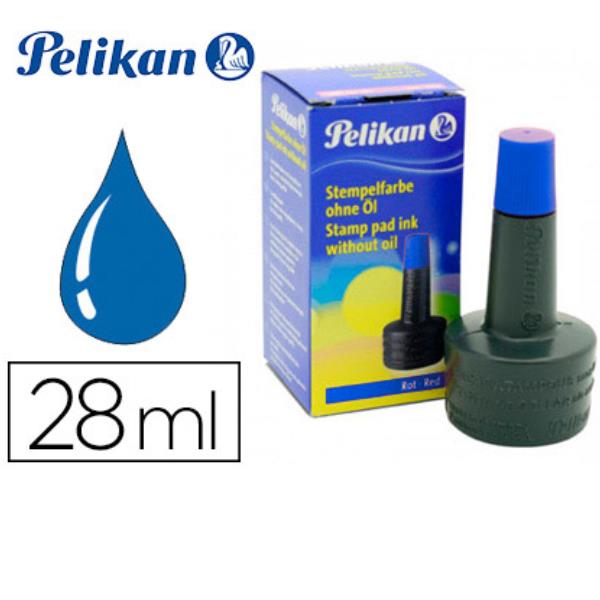 Inchiostro 4k per cuscinetti - senza olio - 28 ml - blu - Pelikan
