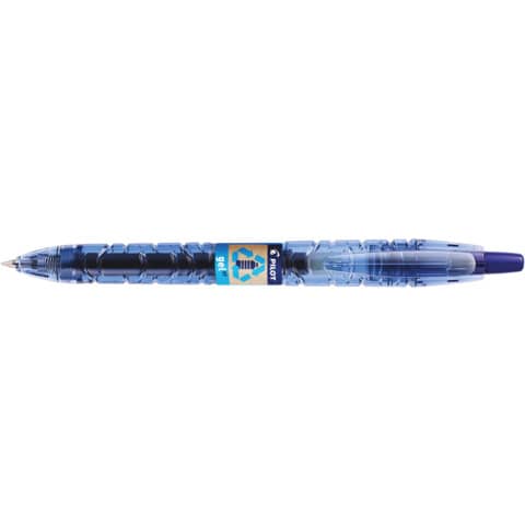Roller gel a scatto B2P Begreen - punta 0,7 mm - blu - Pilot