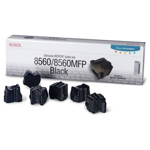 Xerox - Conf. 6 stick Solid ink - Nero - 108R00727 - 6.800 pag