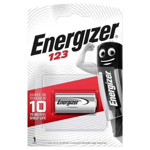 Pila 123 Photo Lithium - 3V - Energizer Specialistiche - blister 1 pezzo