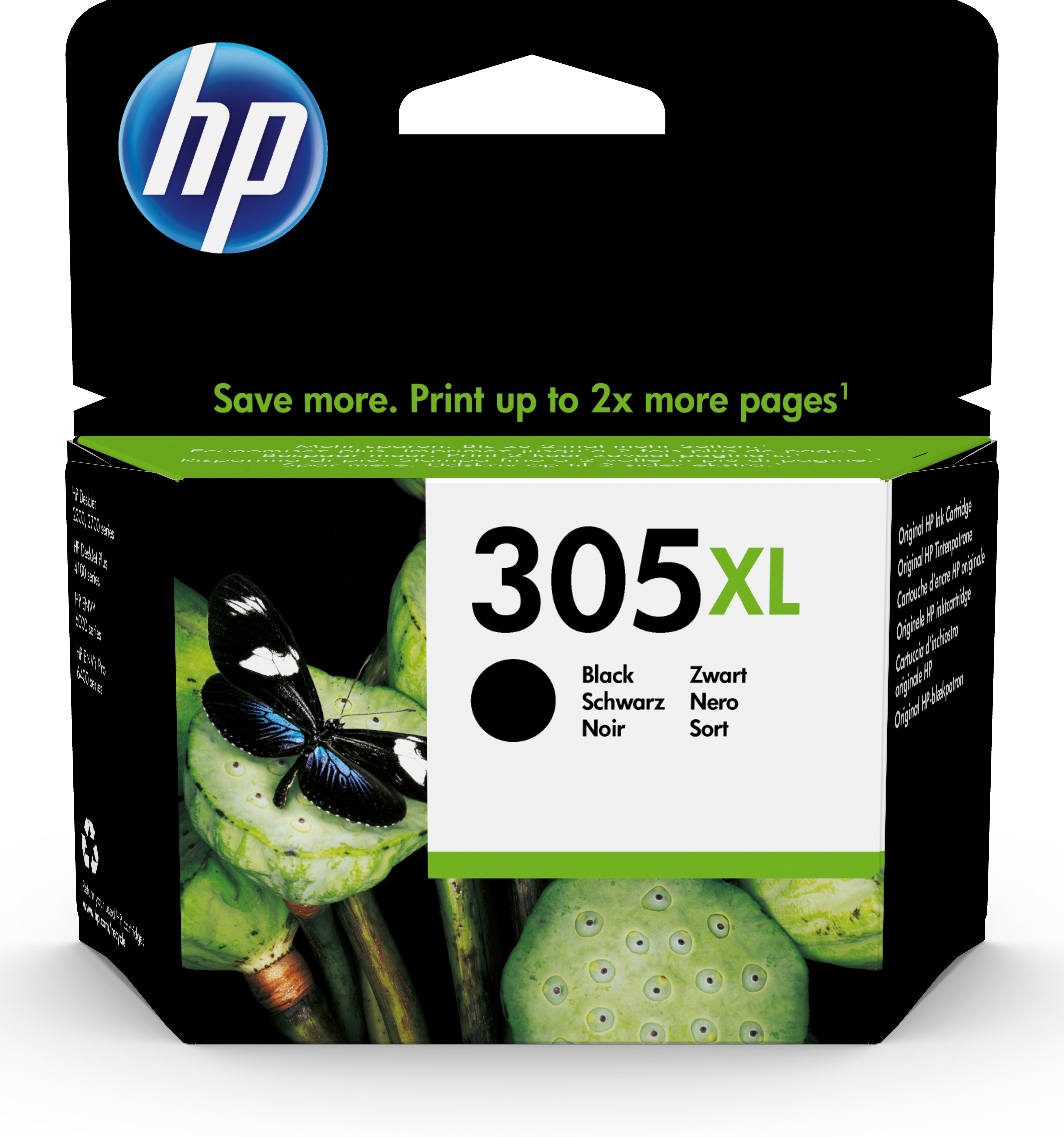 Hp - Cartuccia Ink originale- 305XL - Nero - 3YM62AE - 240 pag
