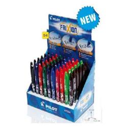 Penna sfera Frixionball - punta 0,7 mm - colori assortiti - Pilot - expo 60 pezzi