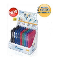 Penna sfera a scatto Frixionball Clicker - punta 0,7 mm - colori assortiti - Pilot - expo 60 pezzi