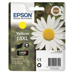 Epson 18XL - 6.6 ml - XL - giallo - originale - blister con allarme a radiofrequenza - cartuccia d'inchiostro - per Expression Home XP-212, 215, 225, 312, 315, 322, 325, 412, 415, 422, 425