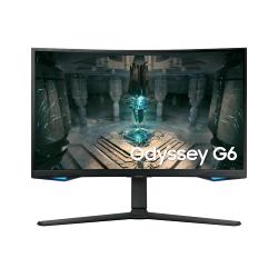 Samsung Odyssey G6 S27BG650EU - G65B Series - monitor a LED - Smart - gaming - curvato - 27" - 2560 x 1440 QHD @ 240 Hz - VA - 350 cd/m² - 2500:1 - DisplayHDR 600 - 1 ms - 2xHDMI, DisplayPort - altoparlanti - nero