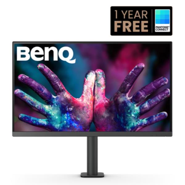BenQ PD2705UA - Monitor a LED con switch KVM - 27" - 3840 x 2160 4K @ 60 Hz - IPS - 250 cd/m² - 1200:1 - HDR10 - 5 ms - HDMI, DisplayPort, USB-C - altoparlanti