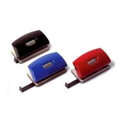 Perforatore 1260 - max 10 fogli - 2 fori - passo 8 cm - colori assortiti - Lebez