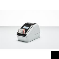 Brother QL-820NWB - Stampante per etichette - due colori (monocromatico) - termico diretto - Rotolo (6,2 cm) - 300 x 600 dpi - fino a 110 etichette/min - USB 2.0, LAN, Wi-Fi(n), host USB, Bluetooth 2.1 EDR - taglierina - bianco, nero brillante