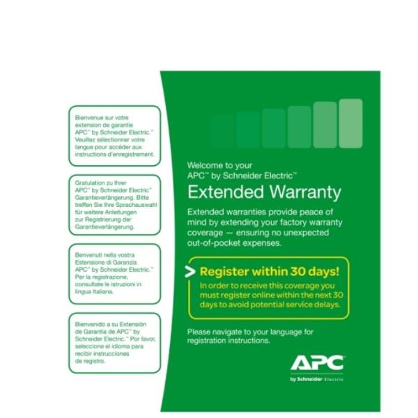 APC Extended Warranty Renewal - Supporto tecnico (rinnovo) - consulenza telefonica - 1 anno - 24x7 - per P/N: SRT2400XLJ, SRT3000XLA-TW, SRT3000XLTW, SRT5KRMXLW-TW, SRT6KXLTUS, SRT6KXLTW