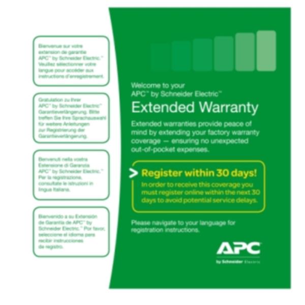 APC Extended Warranty - Contratto di assistenza esteso - parti - 1 anno - spedizione - tempo di risposta: NBD - per P/N: SRV1KA, SRV1KA-TW, SRV1KI-TW, SRV1KRARK, SRV1KRILRK, SRV2KRARK, SRV36RLBP-9A