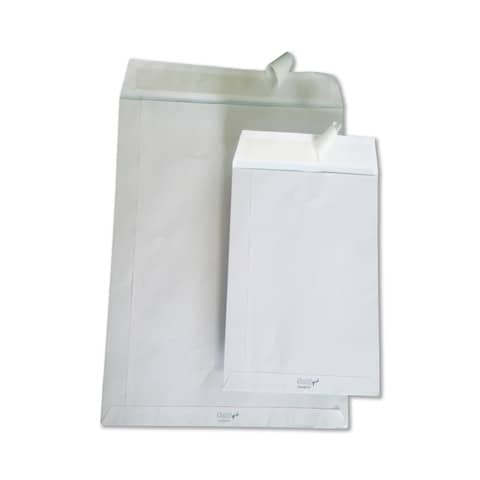 Busta a sacco Self - strip adesivo - 30 x 40 cm - 100 gr - bianco - Blasetti - conf. 500 pezzi