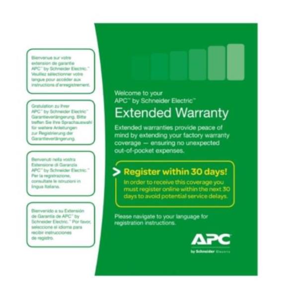 APC Extended Warranty - Contratto di assistenza esteso - parti - 1 anno - spedizione - tempo di risposta: NBD - per P/N: SRV240BP-9A, SRV6KIL, SRV6KRI, SRV6KRIL, SRV6KRILRK, SRV6KRIRK, SRVPM6KIL, SRVPM6KRIL