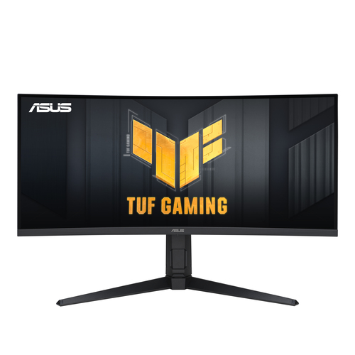 ASUS TUF Gaming VG34VQEL1A - Monitor a LED - gaming - curvato - 34" - 3440 x 1440 UWQHD @ 100 Hz - VA - 300 cd/m² - 3000:1 - HDR10 - 1 ms - 2xHDMI, DisplayPort - altoparlanti - nero