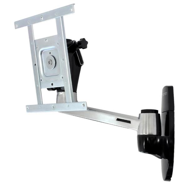Ergotron LX HD Wall Mount Swing Arm - Kit montaggio (braccio mobile) - per TV - Alluminio - dimensione schermo: up to 49" - installabile a parete