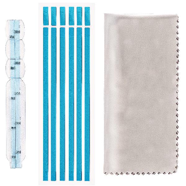 StarTech.com Strisce Adesive e Linguette per Schermo Privacy, Kit Universali per Pellicola Antiriflesso adatto a Laptop/Monitor; Strisce/Linguette di Ricambio per Filtro Privacy (MON-PRIVACY-SCREEN-K) - Kit di montaggio del filtro per la privacy del display - trasparente