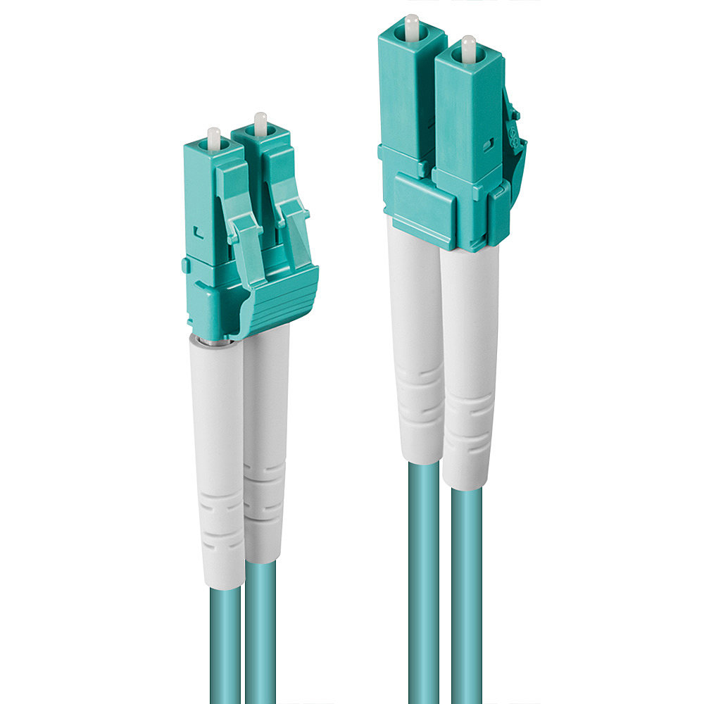 Lindy - Cavo patch - LC multi-mode (M) a LC multi-mode (M) - 3 m - fibra ottica - duplex - 50 / 125 micron - OM3 - senza alogeni