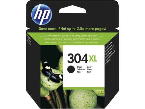 HP 304XL - Alta resa - nero - originale - cartuccia d'inchiostro - per AMP 130; Deskjet 26XX, 37XX; ENVY 50XX