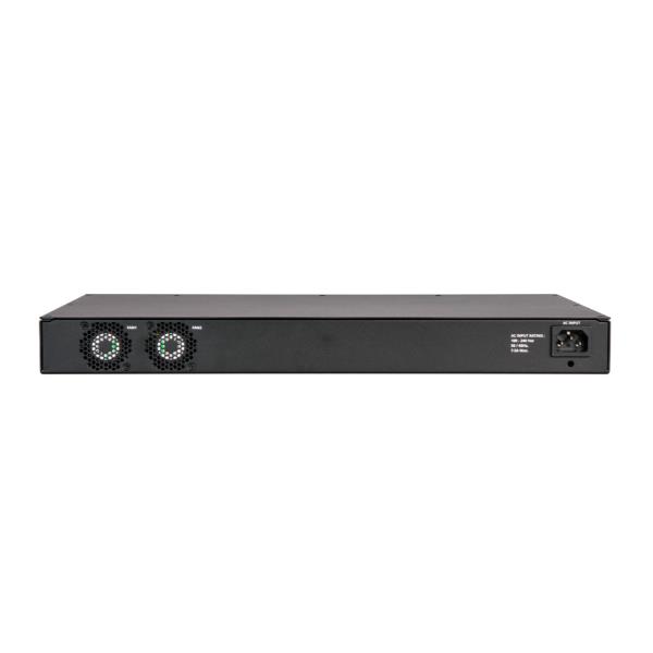 24 10/100/1000 802.3AT CLASS 4 POE 370W BUDGET 4 1/10/25GBE SFP28