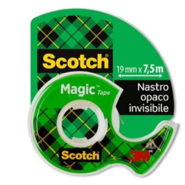 Nastro adesivo in chiocciola Magic 810 - 19 mm x 7,5 m - acrilico - trasparente - Scotch