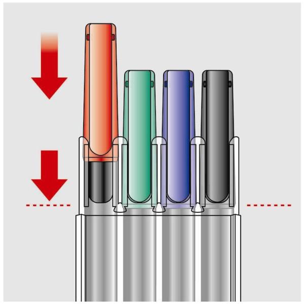 PEnne Lumocolor Permanent 4 colori assortiti 0.6 mm fine adatti a qualsiasi superficie dry safe inchiostro permanente