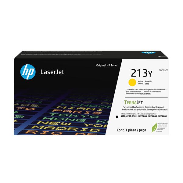 HP 213Y - Extra High Yield - giallo - originale - LaserJet - cartuccia toner (W2132Y)