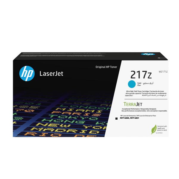 HP 217Z - Ultra High Yield - ciano - originale - LaserJet - cartuccia toner (W2171Z) - per Color LaserJet Enterprise MFP 6800dn
