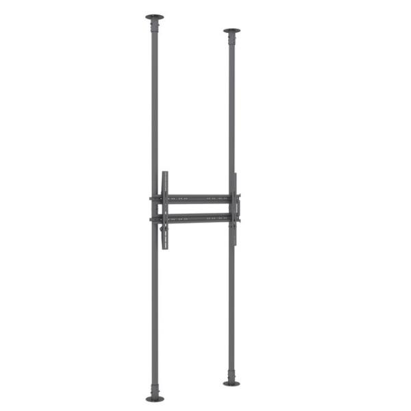 ITB Solution - Kit montaggio (installazione display) - per display LCD - Alluminio, acciaio - nero - dimensione schermo: 65"-100" - interfaccia montaggio: 800 x 600 mm - floor to ceiling mountable