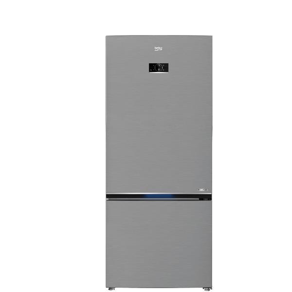 Beko bPRO 700 B7RCNE595ZXPW - Frigorifero/congelatore - Freezer inferiore - larghezza: 78 cm - prof. 76 cm - altezza: 187 cm - 551 litri - Classe D - acciaio inossidabile