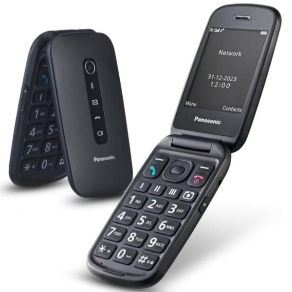 Panasonic KX-TU550 - 4G telefono con funzionalità - RAM 64 MB - microSD slot - display LCD - 240 x 320 pixel - rear camera 1,2 MP - nero