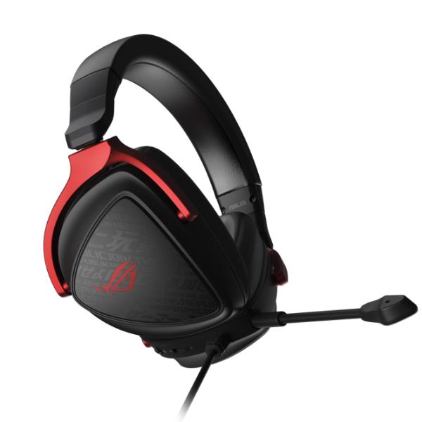 ASUS ROG Delta S Core - Cuffie con microfono - dimensione completa - cablato - jack 3,5 mm - nero