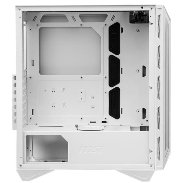 MSI MPG GUNGNIR 110R - Mid tower - ATX - pannello laterale finestrato (vetro temperato) - senza alimentazione (ATX) - bianco - USB/Audio