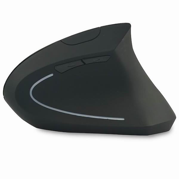 Acer - Mouse - verticale - ergonomico - per destrorsi - ottica - 6 pulsanti - senza fili - 2.4 GHz - ricevitore wireless USB - nero
