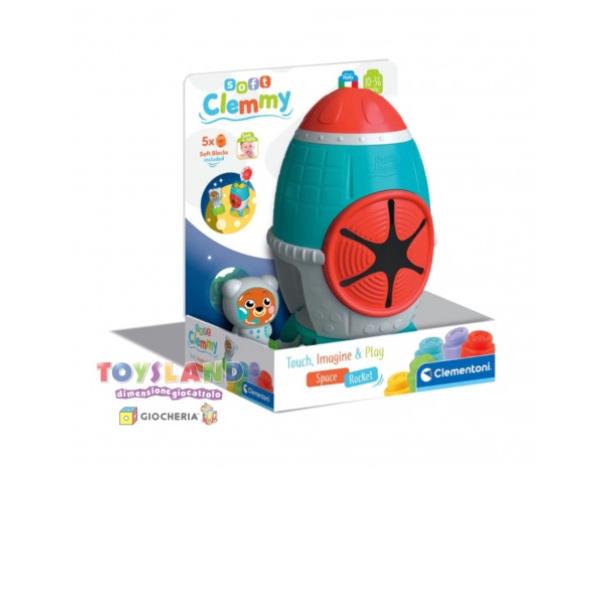 Clementoni Soft Clemmy - Touch, Explore and Play Sensory Rocket