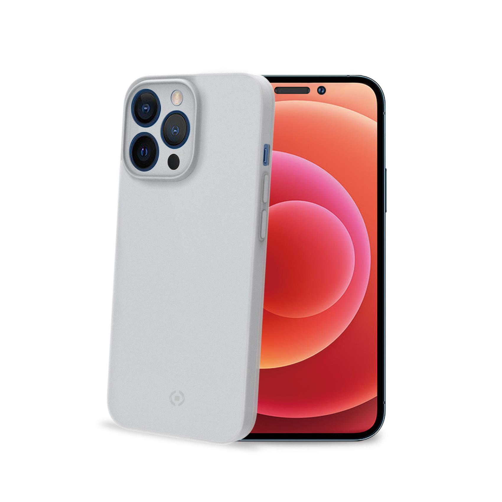 Celly SPACE - Cover per cellulare - TPU (poliuretano termoplastico) - bianco - per Apple iPhone 14 Pro