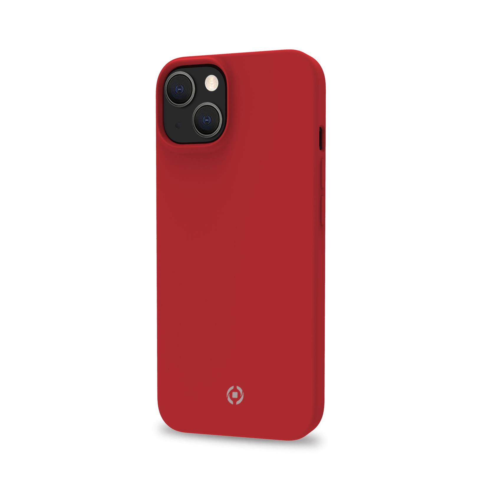 Celly Cromo - Cover per cellulare - TPU (poliuretano termoplastico), rivestimento in silicone - per Apple iPhone 14 Plus
