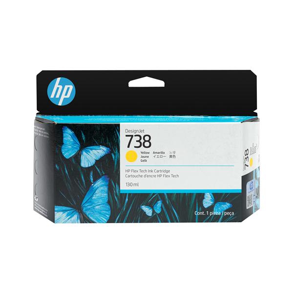 HP 738 - 130 ml - giallo - originale - DesignJet - cartuccia d'inchiostro