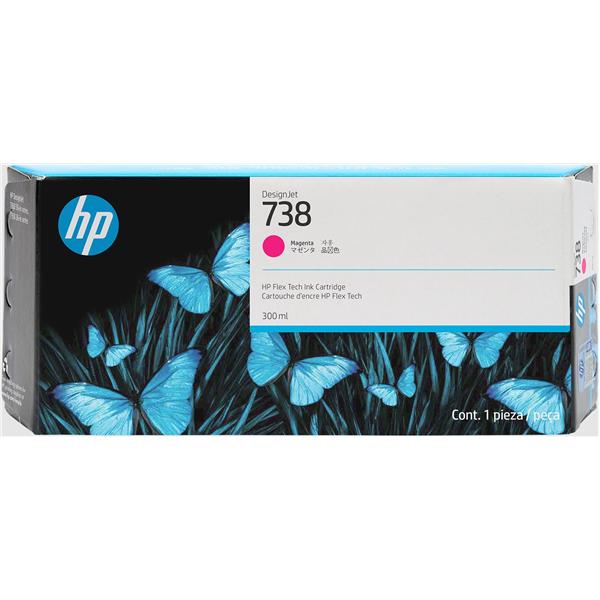 HP 738 - 300 ml - magenta - DesignJet - cartuccia d'inchiostro