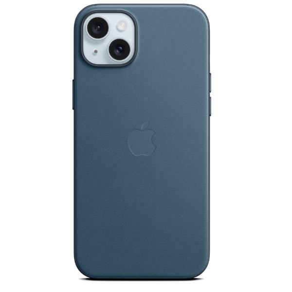 Apple - Cover per cellulare - compatibile MagSafe - microtwill - blu Pacifico - per iPhone 15 Plus