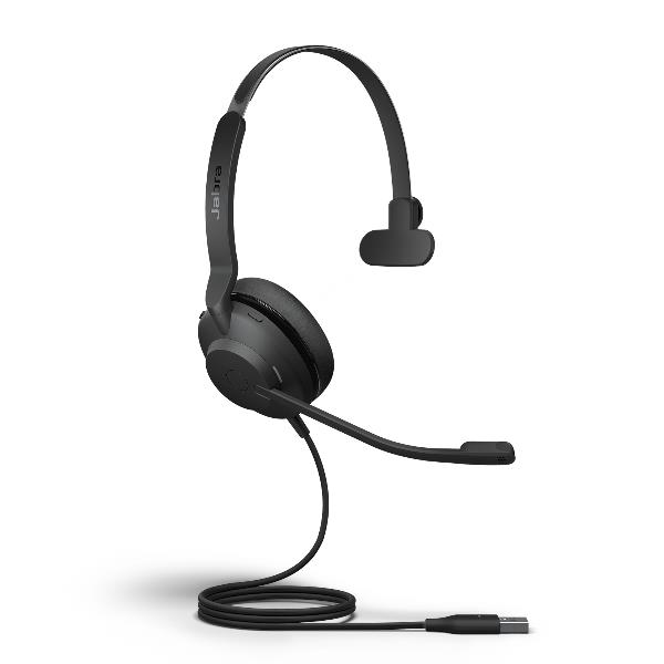 Jabra Evolve2 30 SE UC Mono - Cuffie con microfono - on-ear - cablato - USB-A - isolamento dal rumore - Ottimizzato per UC
