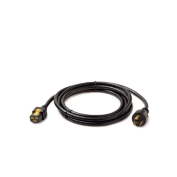 APC - Cavo di alimentazione - IEC 60320 C19 a NEMA L6-20 (M) - 240 V c.a. V - 20 A - 3 m - nero - per P/N: SMT2200I-AR, SMT2200R2I-AR, SMT3000I-AR, SMT3000R2I-AR, SMX3000HVTUS, SRT10RMXLIX806