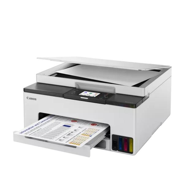 Canon MAXIFY GX1050 - Stampante multifunzione - colore - ink-jet - ricaricabile - Legal (216 x 356 mm)/A4 (210 x 297 mm) (originale) - A4/Legal (supporti) - fino a 15 ipm (stampa) - 250 fogli - USB 2.0, LAN, Wi-Fi(ac)